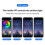 72LED APP Remote Motorcycle Atmosphere Light Decorative Ambient Neon Light Strip 12V for 7