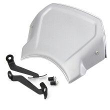 Motorcycle Front Windshield Bracket for  CBR650R CB1000R 2018-2020 Motorcycle WindScreen Cover Silvery