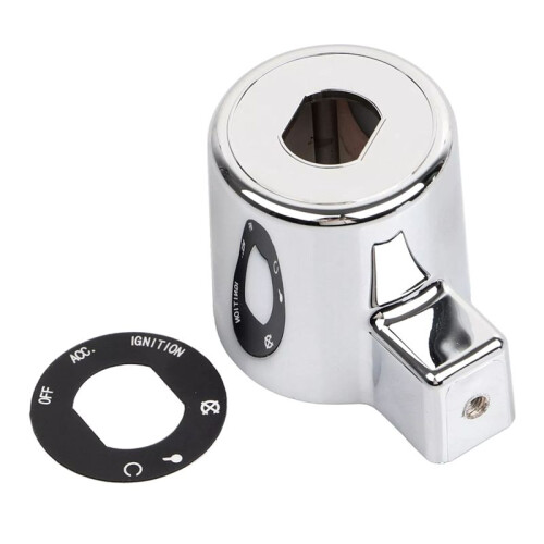 Chrome Ignition Control  Cover Cap for  Sportster1200 Custom XL1200C 2