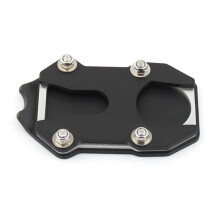 Accessoires de Moto, Pilier Latéral Élargi, Béquille, Repose-Pieds, Extension de Béquille Latérale pour CT125, Noir et Argent