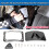 9171 Curved Laydown License Plate Mount with Frame for All  Davidson 3 Hole Mount (Silver) 2