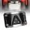 9171 Curved Laydown License Plate Mount with Frame for All  Davidson 3 Hole Mount (Silver) 3