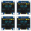 4X Módulo de Tela OLED de 0,96 Polegadas I2C IIC 128x64 SSD-1306 Tela LCD 3,3V-5V Azul Amarelo para ESP32 ESP8266 1