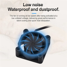 2X Bearing 2510 Fan Axial Fan for 3 V3 SE/CR-10 SE 3D Printer Hotend Axial Cooling Fan 24V Brushless 0.1A