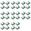 32PCS RJ45 Ethernet Female Socket Connector Breakout Board,2.54mm Connector Board Shielded Network Adapter Terminal 1