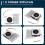 4X for Raspberry Pi 5 Pi5 Active Cooler with Speed Cooling Fan Radiator Heatsink 7
