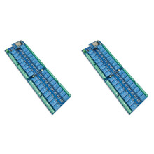 2X 32-Kanalig Relämodulutvecklingskort -Strömförsörjning WIFI -Relämodul ESP32-WROOM