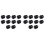 20 Pcs Arcade Buttons 24Mm Responsive Arcade Buttons for Gaming Enthusiasts Black 1