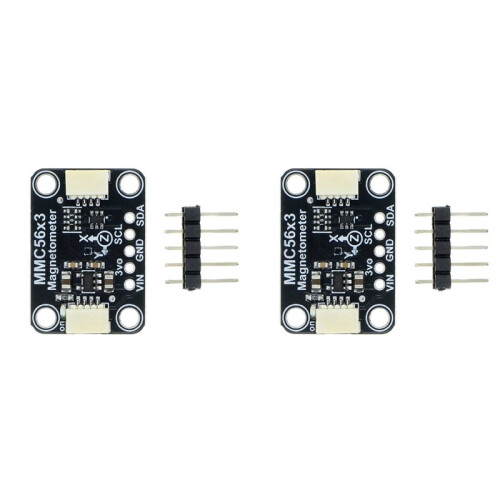 2X MMC5603 Triaxial Magnetometer Module High Sensitivity for STEMMA QT/Qwiic Interface