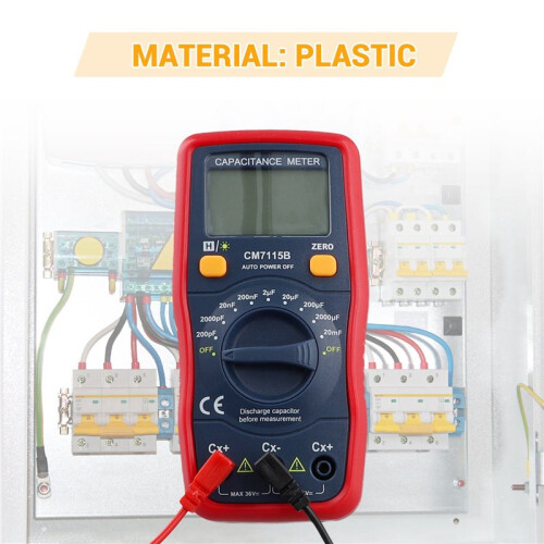 3X Digital Capacitor CM7115B Test Capacitance Meter Digital Capacitance Meter No Discharge Capacitance Meter