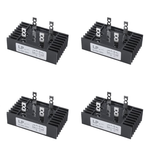4X 100Amp 1200Volts 4 Pins 1 Phase Diode Bridge Rectifier QL100 Type