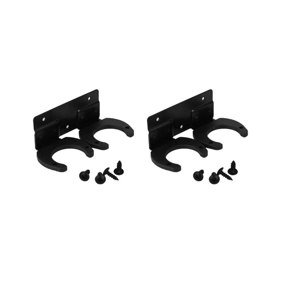 2X Universal Wireless Microphone Hook Holder Stands Wall Hanger Rack Clip Clamp Brackets Wall Mounted 6032216693121
