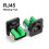4X RJ45 CAT5E Network Cable Scoket Rj45 Panel Installation Module Network Cable Extender Cat 5 Panel Connector 4