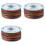 3X Tin Plated Copper Wire,8-Wire Colored Insulation Test Cable P/N B-30-1000 250M 30AWG Tinned Copper Solid Cable 1