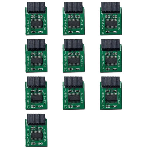 10X TPM2.0 Module 14 Pin for MSI LPC Interface TPM2.0 Security Module for Multi  Motherboards