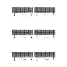 6X LED Matrix Panel, WS2812B RGB 832 Pixels Digital Flexible Dot Matrix Individually Addressable LED Display Screen