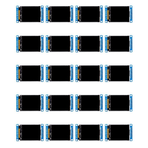 20pcs 1.8 Inch LCD Display Module Full Color 128x160 RGB SPI TFT LCD Display Module ST7735S 3.3V Replace OLED