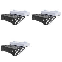 3X Drijvende Plankhouder en Oplaadstation voor aan de Muur Metalen Wandopladerstandaard voor PS5 en voor PS5 Slim-Consoles met Schijf