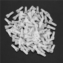 2000pcs 22-16 GA AWG Closed End Crimp Caps Splice Gauge Wire Connectors Terminals (White)