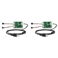 2X Réduction Du Bruit Matricielle à Double Microphone, Interaction Vocale IA, Annulation de Réponse, Amélioration de la Voix, Sans Pilote USB