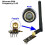 NRF24L01+PA+LNA Wireless Transceiver RF Transceiver Module 1100-Meter Long-Distance with Antenna 10Set 3