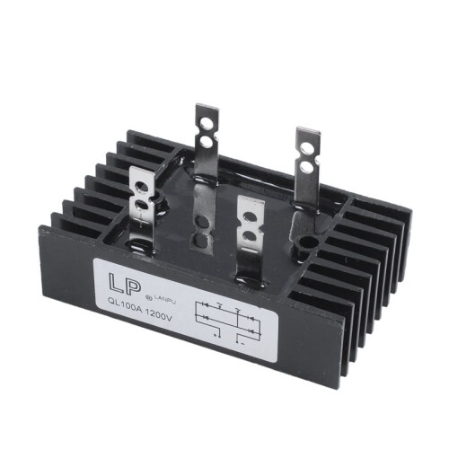 4X 100Amp 1200Volts 4 Pins 1 Phase Diode Bridge Rectifier QL100 Type 1
