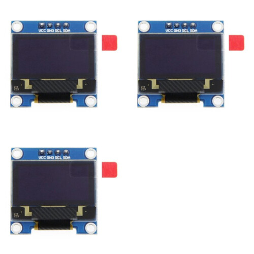 3X for Raspberry Pi 0.96 Inch OLED I2C SSD 4Pin Module LCD Screen Display CPU Temperature for  STM32