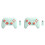 2X 8BitDo Wireless 2.4G Gaming Controller with Hall Effect Joystick for PC  Raspberry Pi Android,Orange-Green 1
