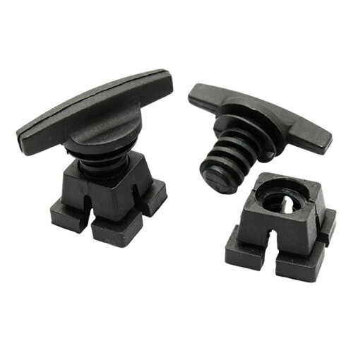 2Pcs Car Trunk Seal Screw Threaded Snap for  Toolbox Thumb Screws and Nut for  E46 E34 E39 E38 Toolbox 71111179445 2