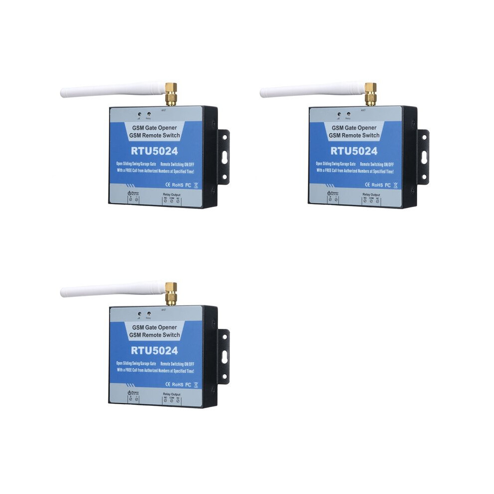 Photos - Switch 3X RTU5024 GSM Gate Door Opener Relay Mobile Phone Door Remote Controller 850/900/1800/1900MHz