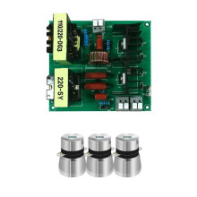 2X 220V 40KHz 150W Ultrasonic Cleaner PCB Driver Boards Circuit Board Kit with Transducer for Car Washer Washing Machine