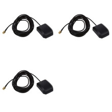 3pcs 3 Meter RP-SMA Male GPS Active Antenna Cable Connector Adapter 3-5V