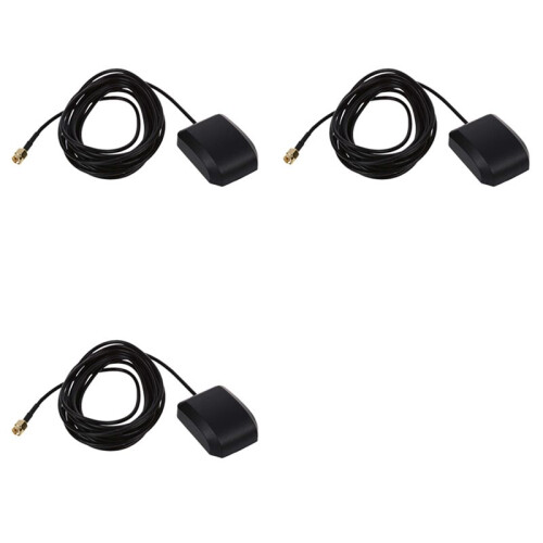 3pcs 3 Meter RP-SMA Male GPS Active Antenna Cable Connector Adapter 3-5V