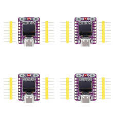 4X ESP32-C3 OLED Development Board with 0.42in OLED Module Ceramic Antenna Wifi  ESP32 Supermini