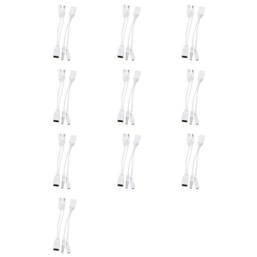10X WLAN PoE Power Over Ethernet Adapter Injector Antenne