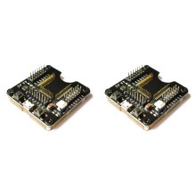 2X ESP32 Development Board Module Test Programmeur Socket Burn Fixture Test Board voor ESP-WROOM-32 Minimum Systeem