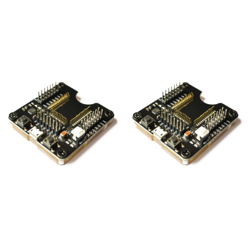 2X ESP32 Development Board Module Test Programmeur Socket Burn Fixture Test Board voor ESP-WROOM-32 Minimum Systeem