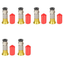 6x PC4-M6 Pneumatischer Gerader Verbinder 3D-Drucker Filamenttrocknerbox 4x2,5mm PTFE-Rohr 1,75mm M6 Zufuhranschlusskupplung