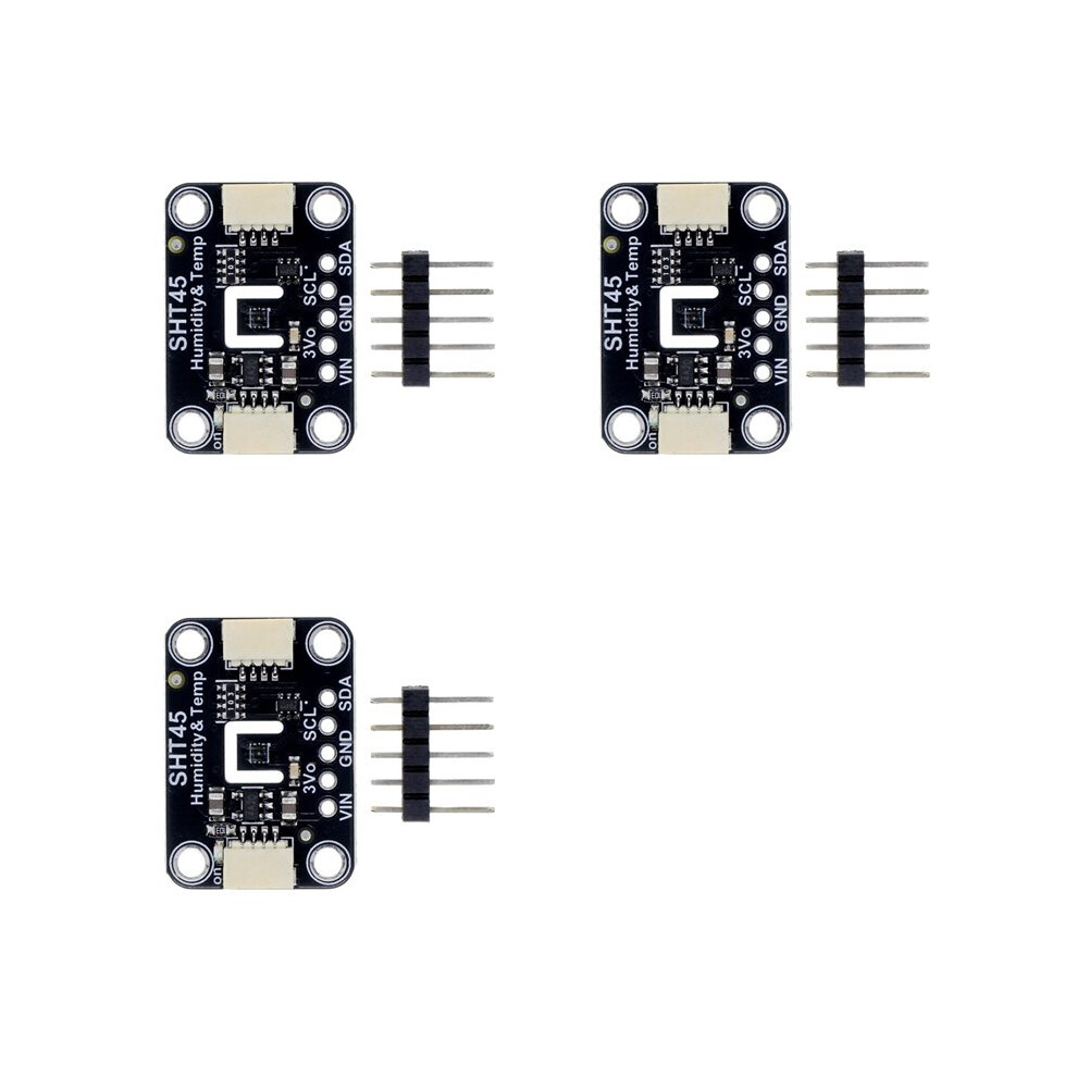 3X SHT45 Temperature and Humidity Sensor Module I2C Communication for ...