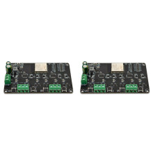 2X ESP32 Simple FOC Dual-Channel Brushless Motor Driver Board with ESP32-WROOM-32E Module for