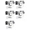 5X Gitarr Pickup Klassisk Gitarr Pickup Vibration Pickup BT Ackompanjemang Resonans Pickup 3-Bands EQ Equalizer Akustisk 1