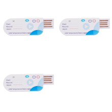 3X USB Temperature Data Logger 14400 Points USB Report 60 Days IP65 Disposable Recorder