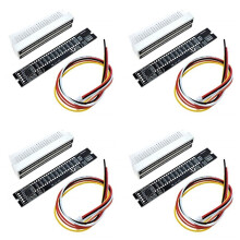 4X Dual 12 Level Indicator VU Meter Stereo Amplifier Board Adjustable Light Speed Board with AGC Mode, DIY KITS