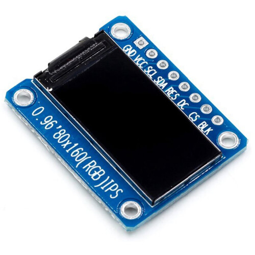 3X IPS RGB Display 0,96 Polegadas 7P SPI HD 65K Módulo LCD Colorido ST7735 Drive IC 80X160 (Não OLED) 2