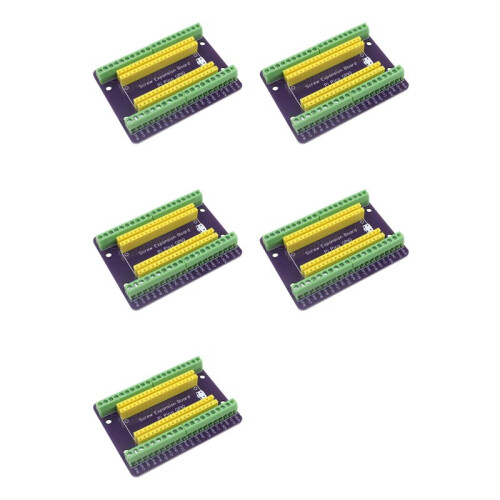 5X för Raspberry Pi  GPIO Expansion Board Picow Terminal GPIO Interface Module Inbyggd Han- och Honstift (Svetsade)