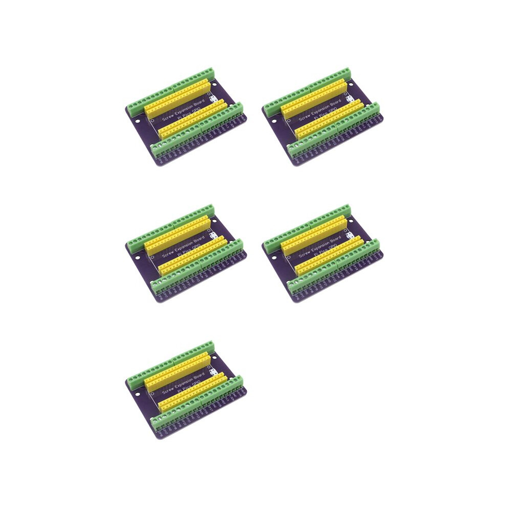 5X for Raspberry Pi  GPIO Expansion Board Picow Terminal GPIO Interface Module Onboard Male and Female Pins(Welded)-image-OPC-PVYHZF2-NEW