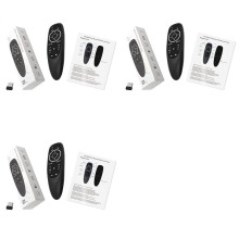3X G10S Pro Remote Control for Android TV Box Voice Remote Control 2.4G Wireless Mouse Gyroscope IR Remote LED Backlight