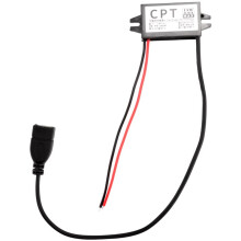 6X Auto Power Converter 12V Naar 5V 3A Spanning Converter met Enkele USB Adapter Connectoren voor Telefoon Opladen Auto Audio