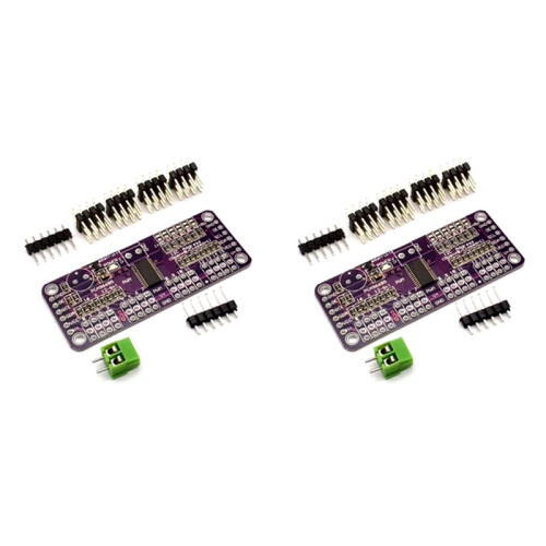 2X MCU-PCA9685 16-Channel Servo Driver 12-Bit Fm+I2C Bus PWM Controller Servo Control Module