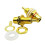 40Pcs RCA Female Jack Plated Rca Connector Gold Panel Mount Chassis Audio Socket Plug Bulkhead with Nut Solder Cup 5